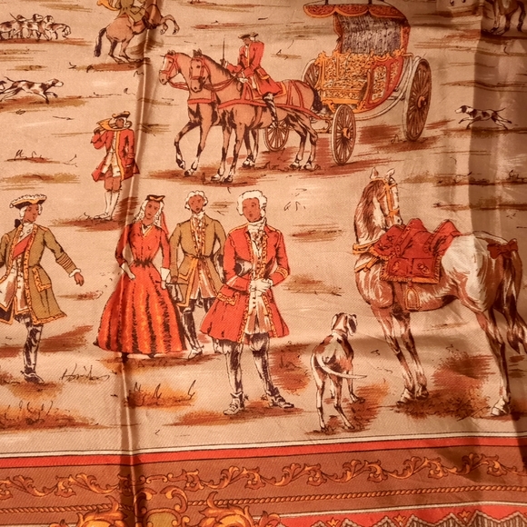 Vintage silk scarf 30/30 , $40 - Picture 2 of 5